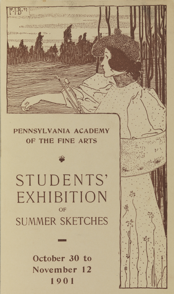Pennsylvania Academy of the Fine Arts Students' Exhibition of Summer Sketches (Announcement)