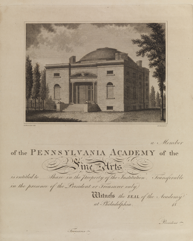 The Pennsylvania Academy of the Fine Arts [First building]