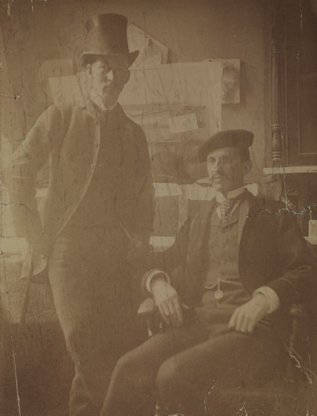 Two unidentified men