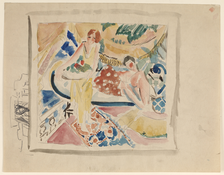 [Two figures in interior]