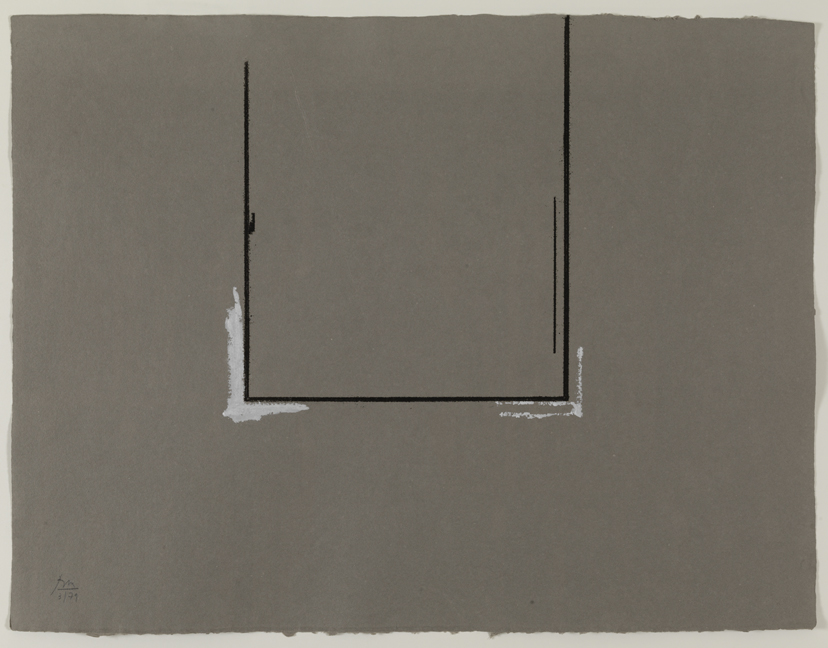 Gray Open with White Paint