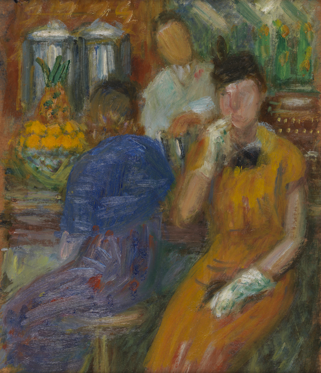 Study for "The Soda Fountain"