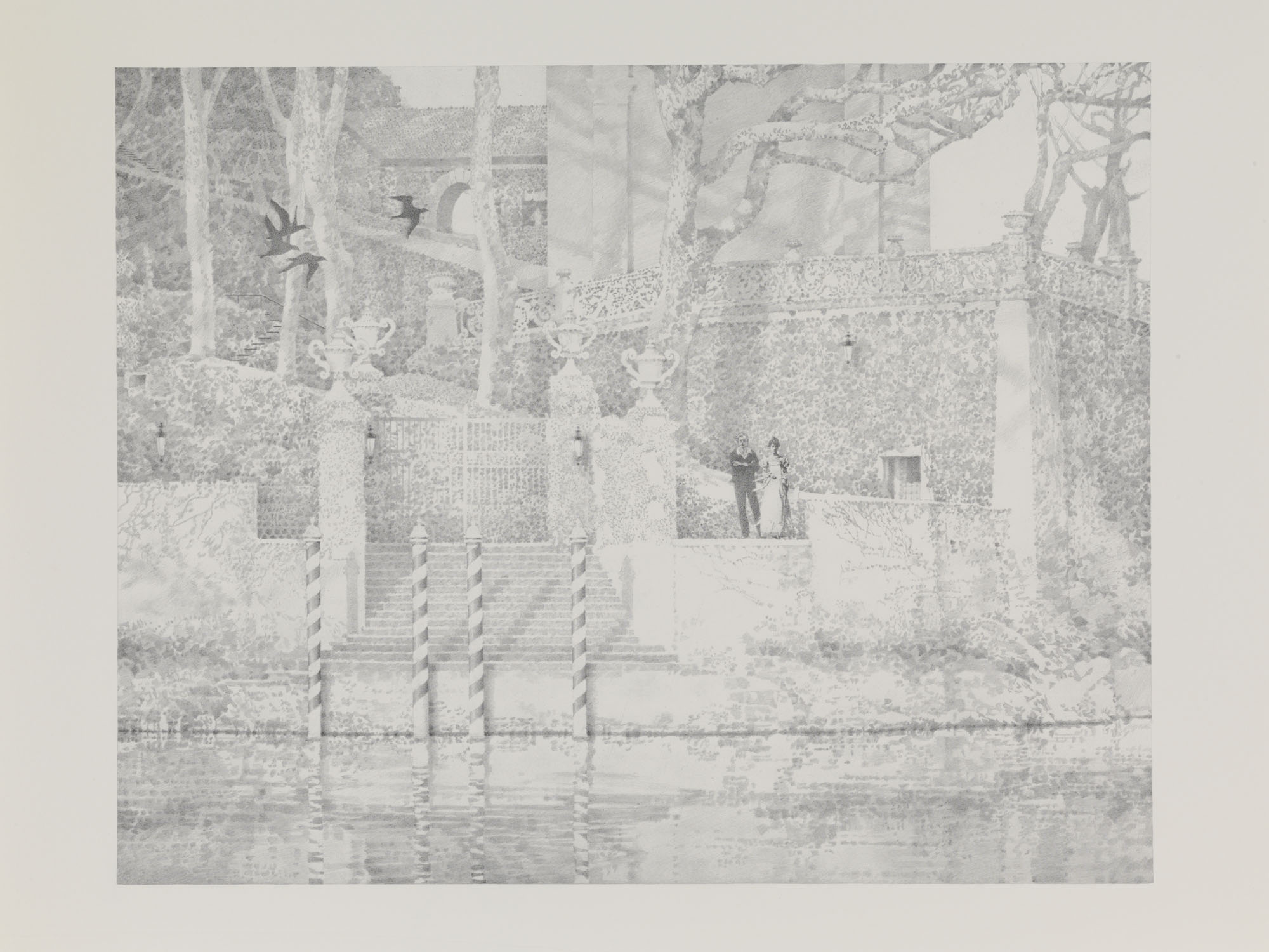 Garden with Henry (from The Aspern Papers, folio)