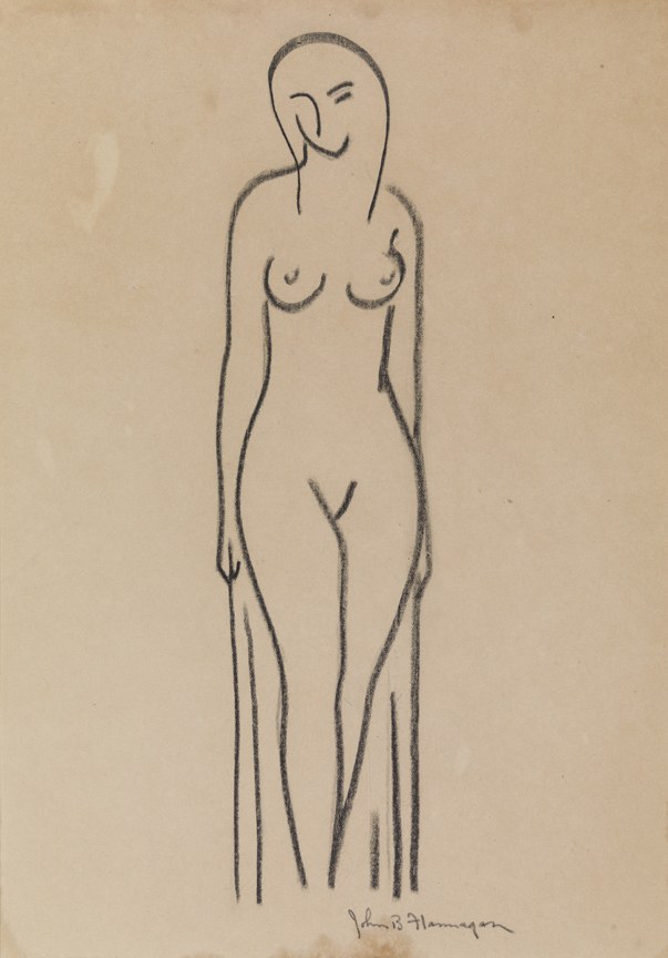 Standing Female Nude