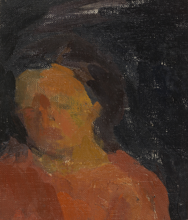 Girl in an Orange Blouse