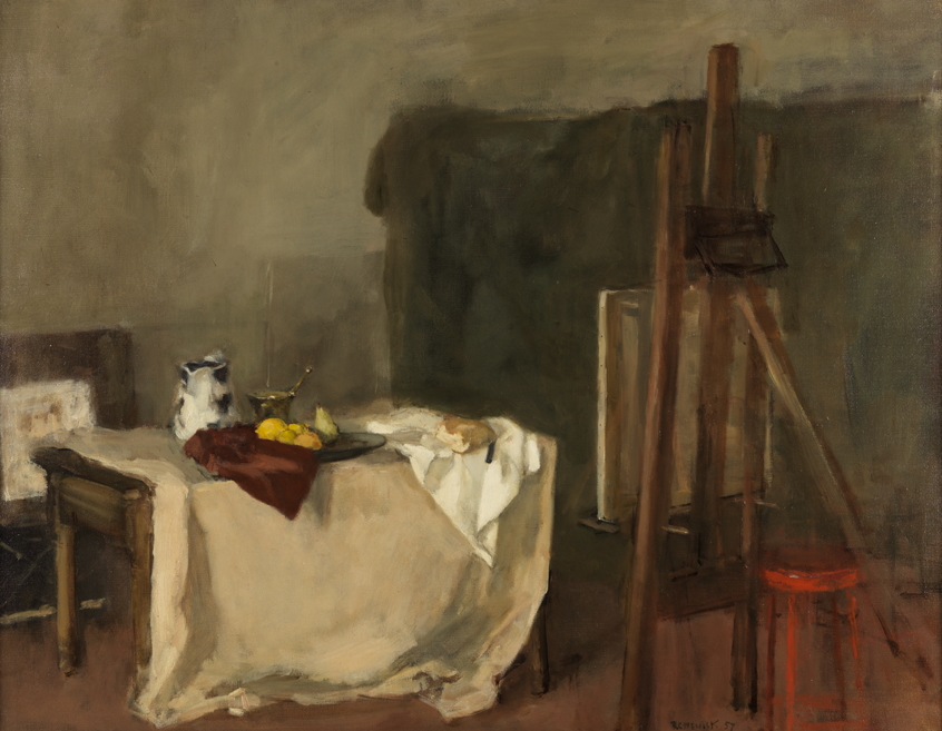 Artist's Studio with Still Life and Easel
