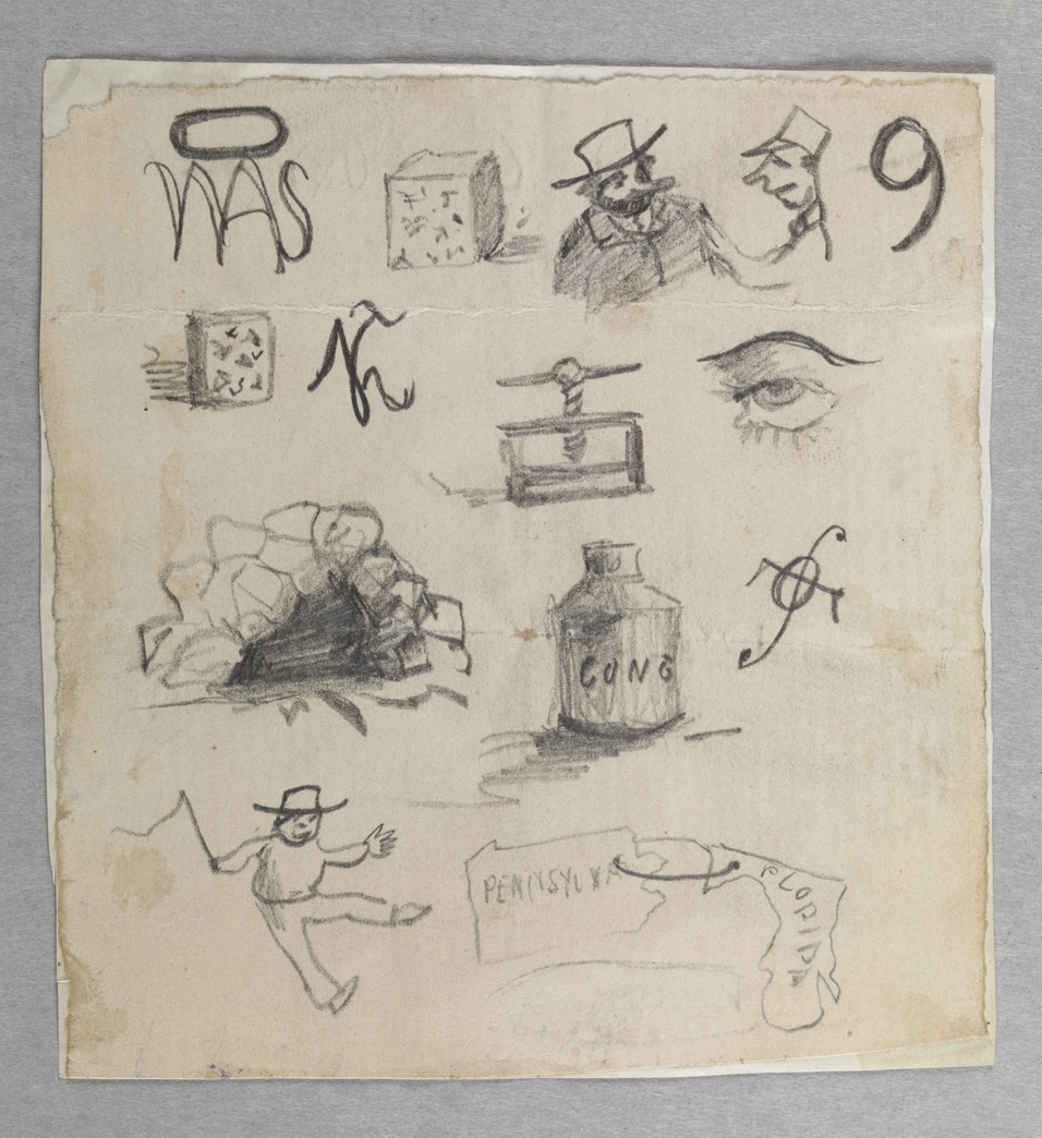 [Thirteen pictograms]