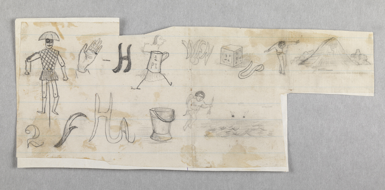 [Fourteen pictograms]