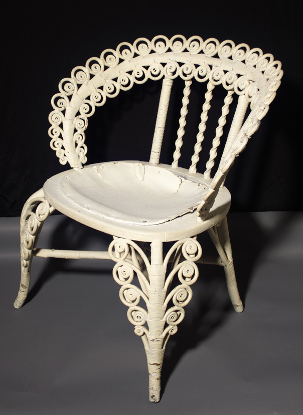 Chair that appears in Edwin Dickinson painting, Chair, Skowhegan I