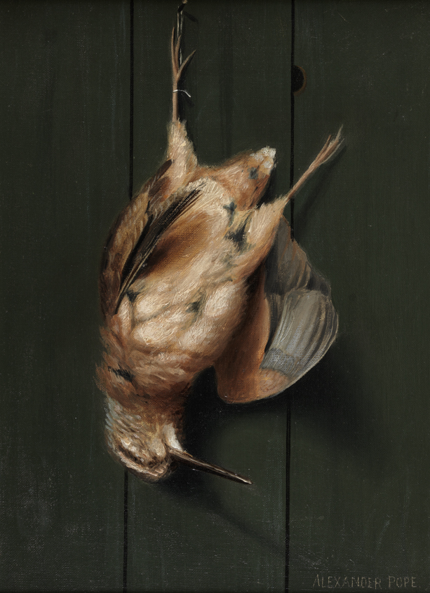 Alexander Pope, Still Life with Hanging Bird: A Pair (late 19th century)