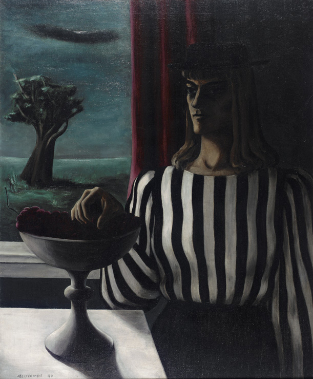 Self-Portrait, the Striped Blouse