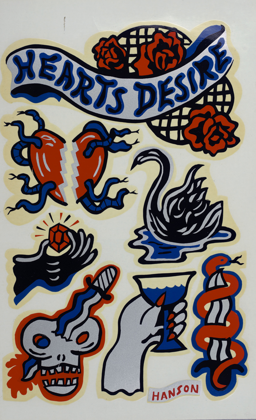 False Image Decal ("Hearts Desire")