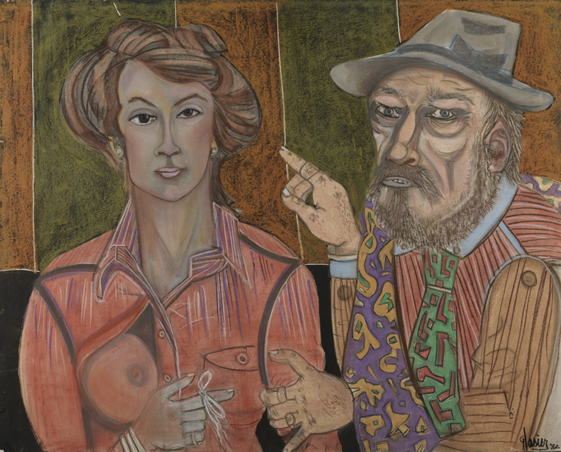 Old Artist with Muse