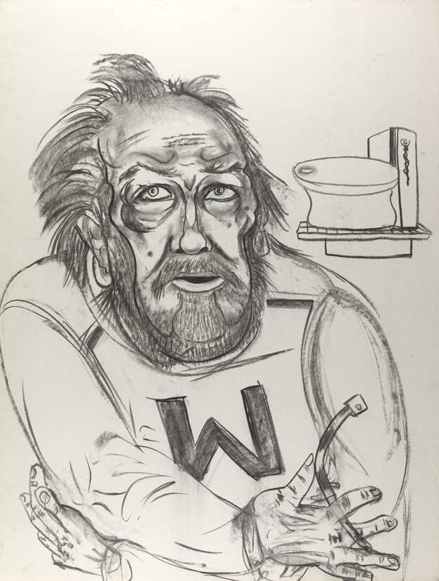 Self-Portrait (in sweatshirt)