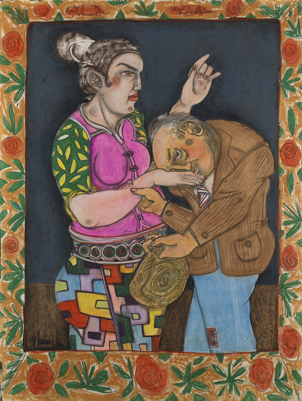 Artist Kissing the Hand of Fortune