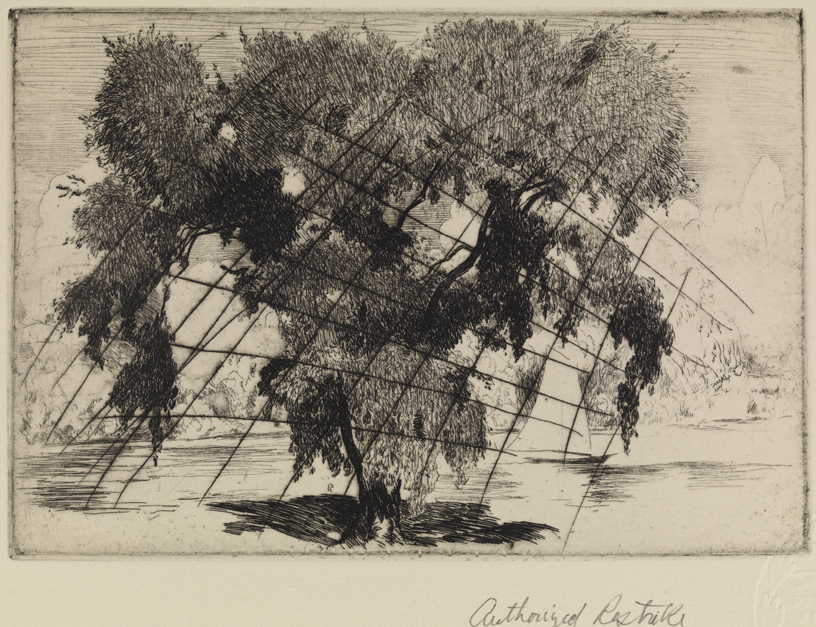 Landscape with Tree and Boat