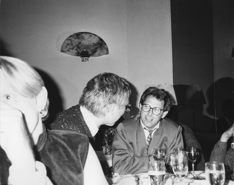 Eric Fischl and Unidentified Man