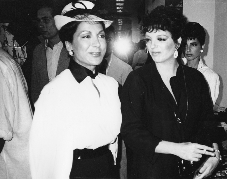 Liza Minnelli and Unidentified Woman