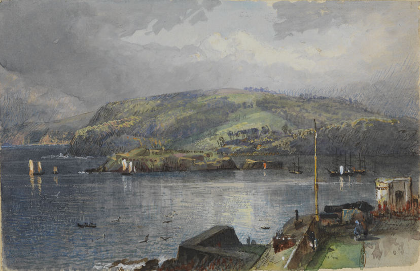 Mount Edgcumbe from the Citadel, Plymouth