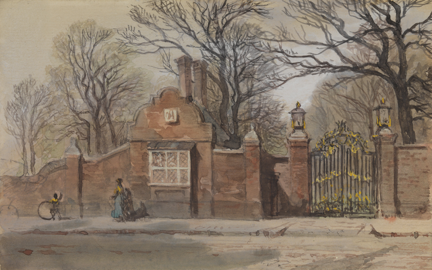 The Park Gate of Holland House, London