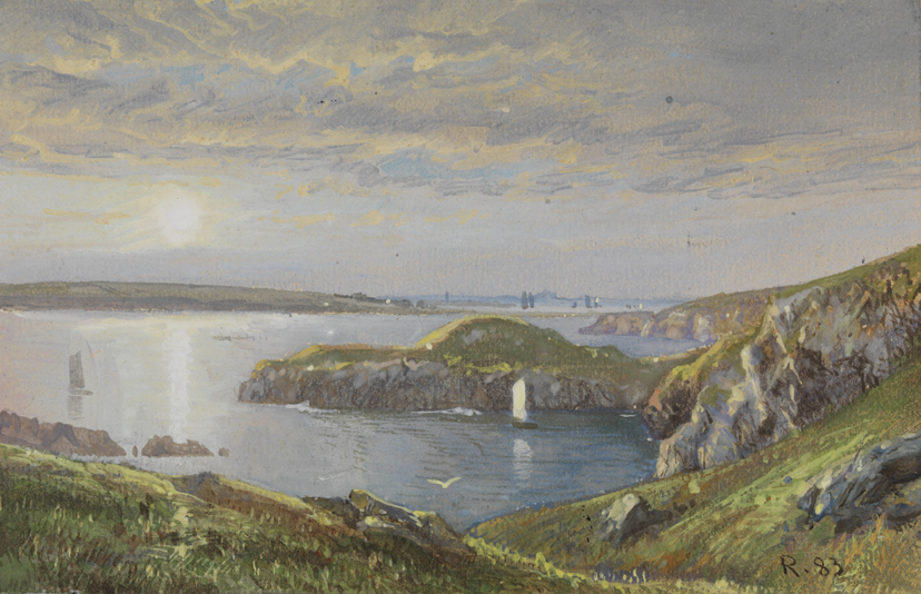 Joseph Wharton's Harbor in Mackerel Cove, Conanicut Island