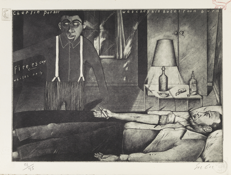 Charlie Parker Watches his Hotel Room Burn