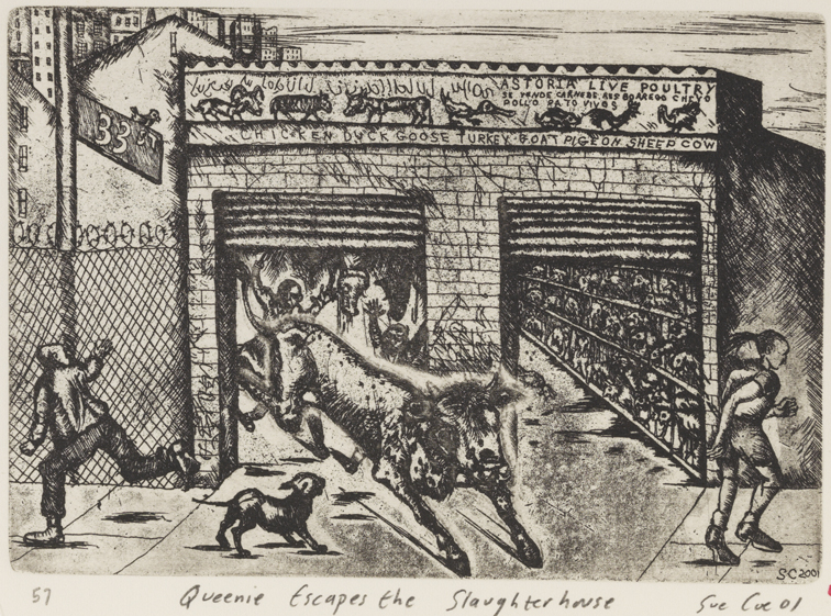 Queenie Escapes from the Slaughterhouse