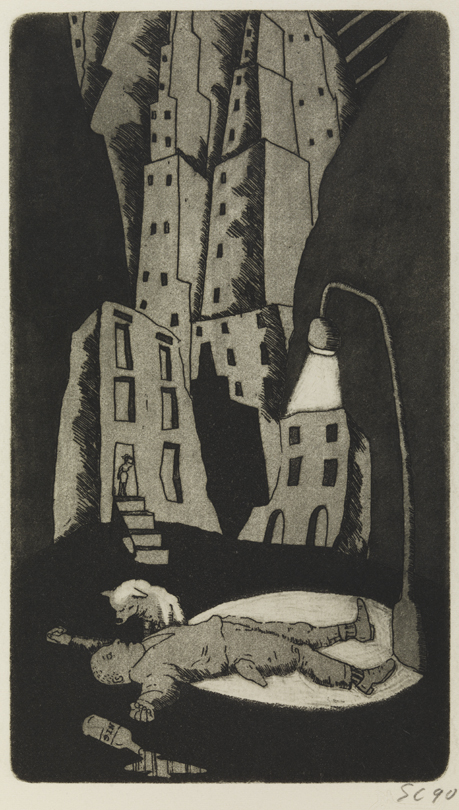 Untitled [Drunken Man with Dog]