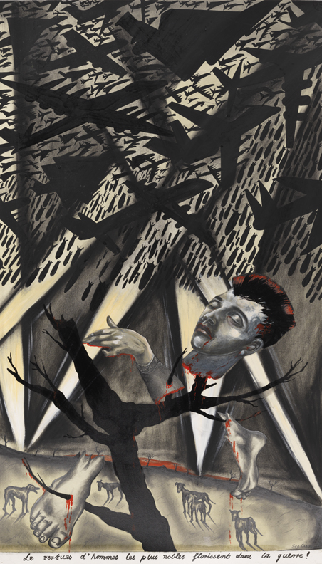 Le vertues d'hommes les plus nobles florissent dans la guerre!