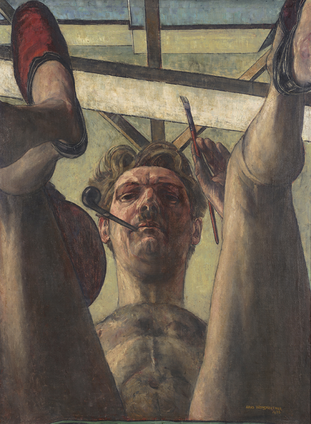 Self-Portrait on a Mirror