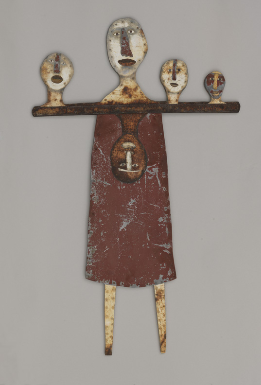 Figure with Five Heads