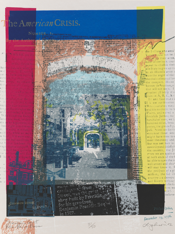 Franklin Court: Ben, Paine, Press