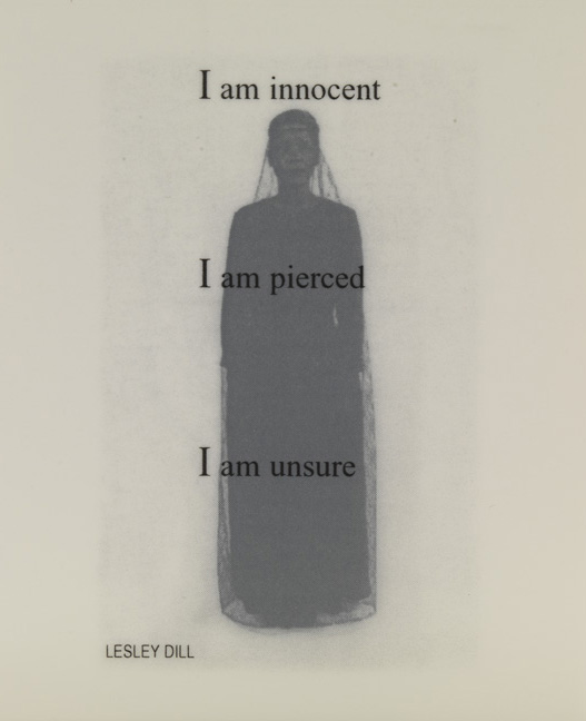 I am innocent I am pierced I am unsure from "Interviews with the Contemplative Mind"