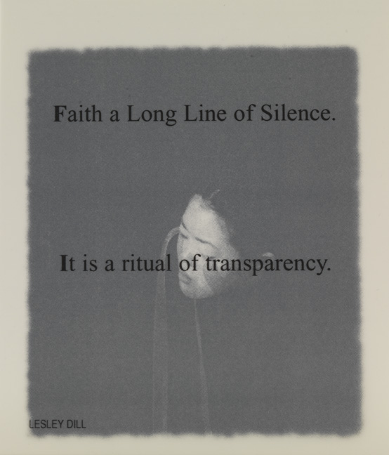 Faith a Long Line of Silence. from "Interviews with the Contemplative Mind'
