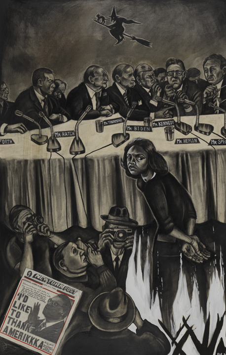 Thank You America (Anita Hill, Study for the lithograph of the same title)