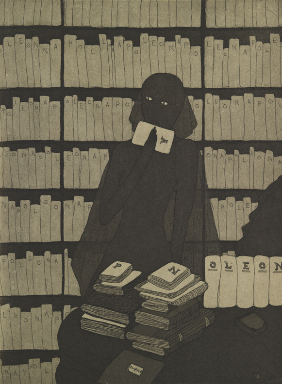 The Adventuress [All the books were about Napoleon]