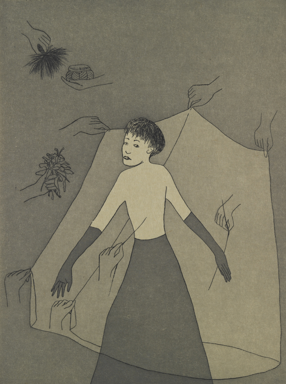 The Adventuress [She was arrayed as a bride.]