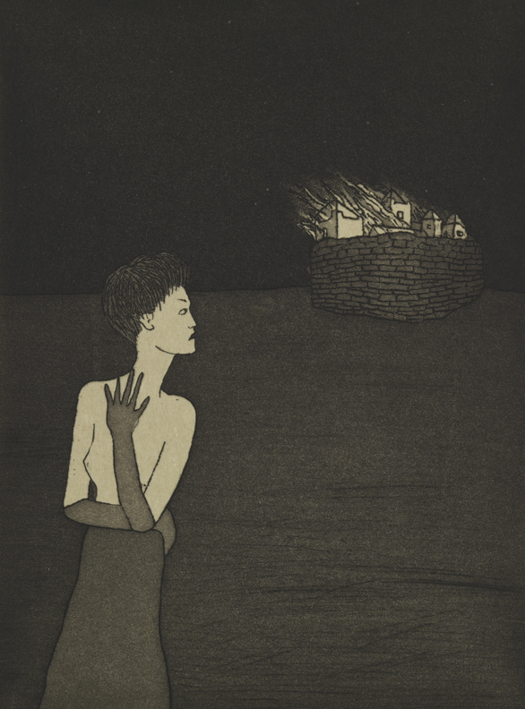 The Adventuress [Running away.]