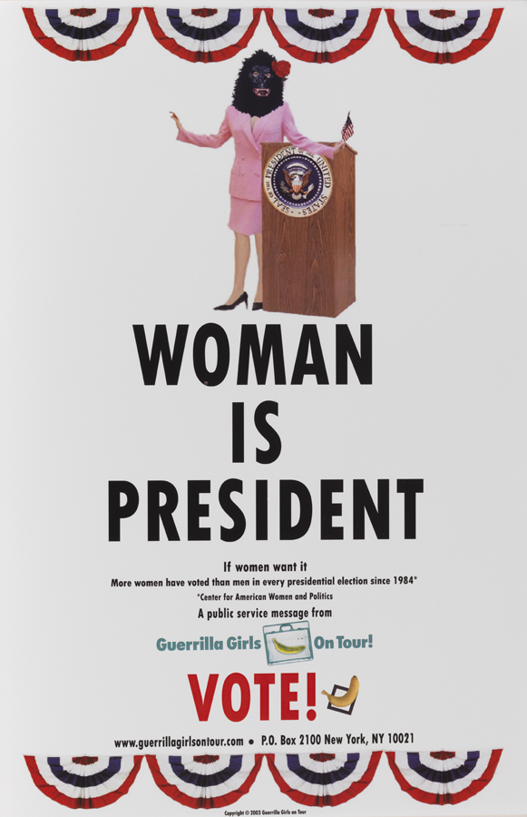 Woman is President