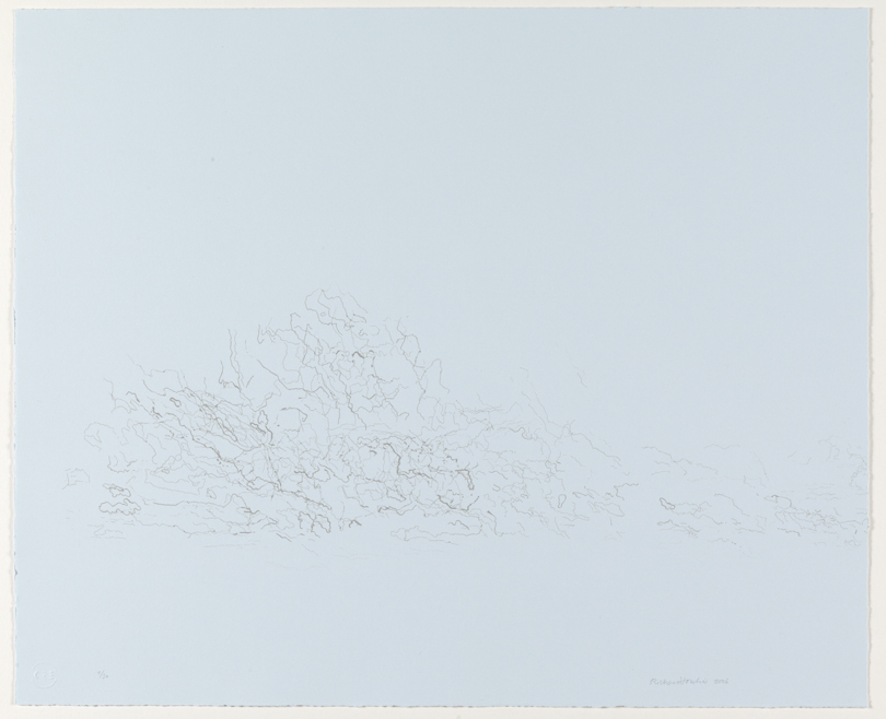 Study for Funes the Memorious (cloud contours traced in a camera obsura between 4:30p.m. and 5p.m., July 9, 2006, Baltimore, Maryland), (Philagrafika: 2006 Portfolio)