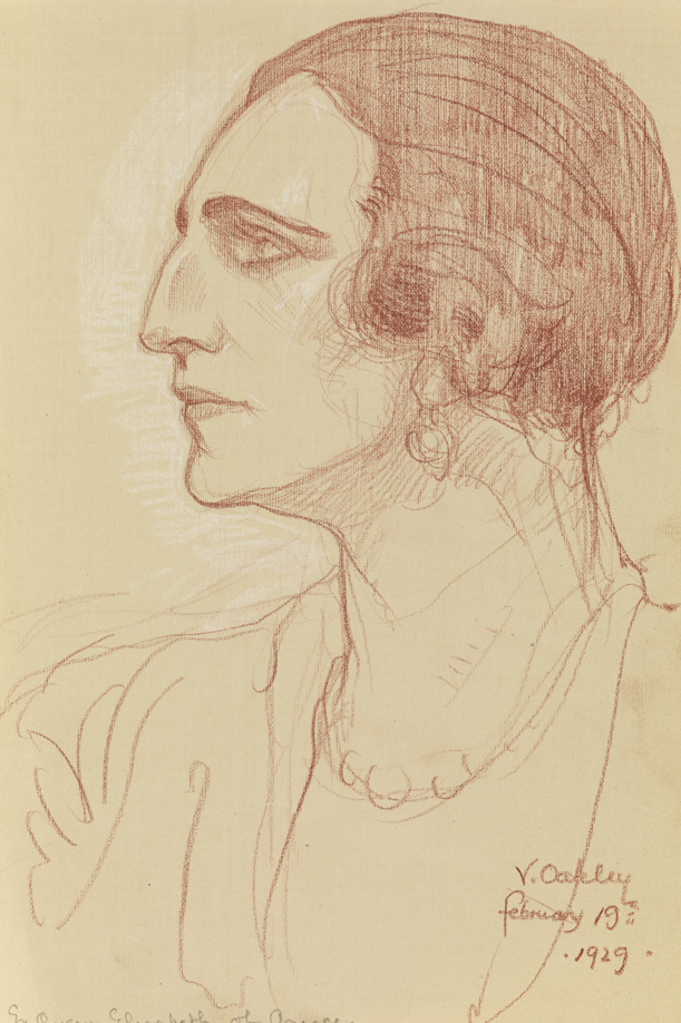 [Study of Queen Elisabeth of Greece]