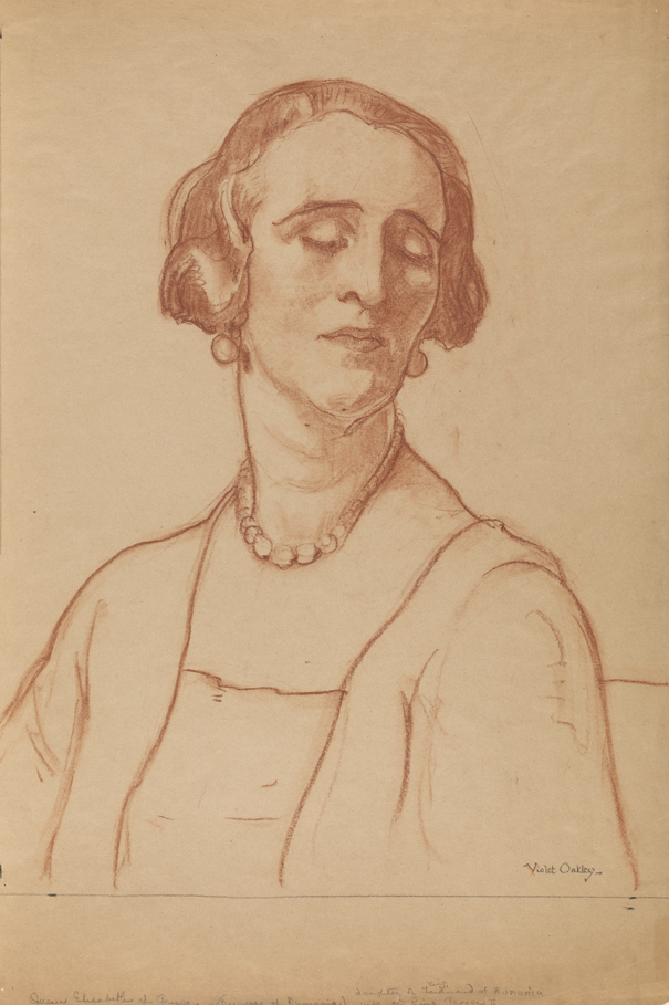 Study of Queen Elisabeth of Greece