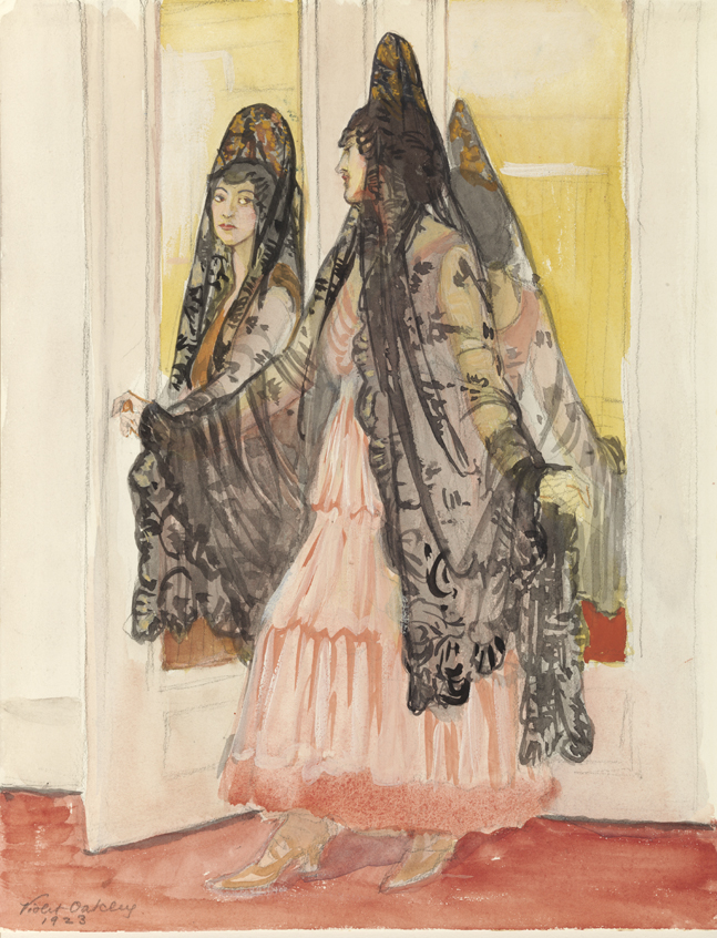 [Spanish woman in costume]