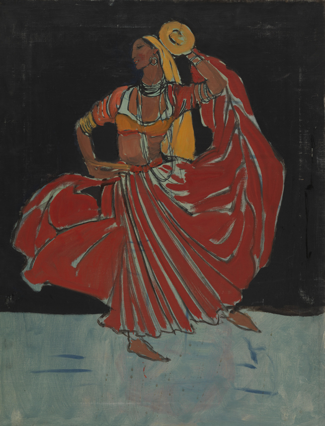 Catherine Morris Wright Doing a Nautch Dance