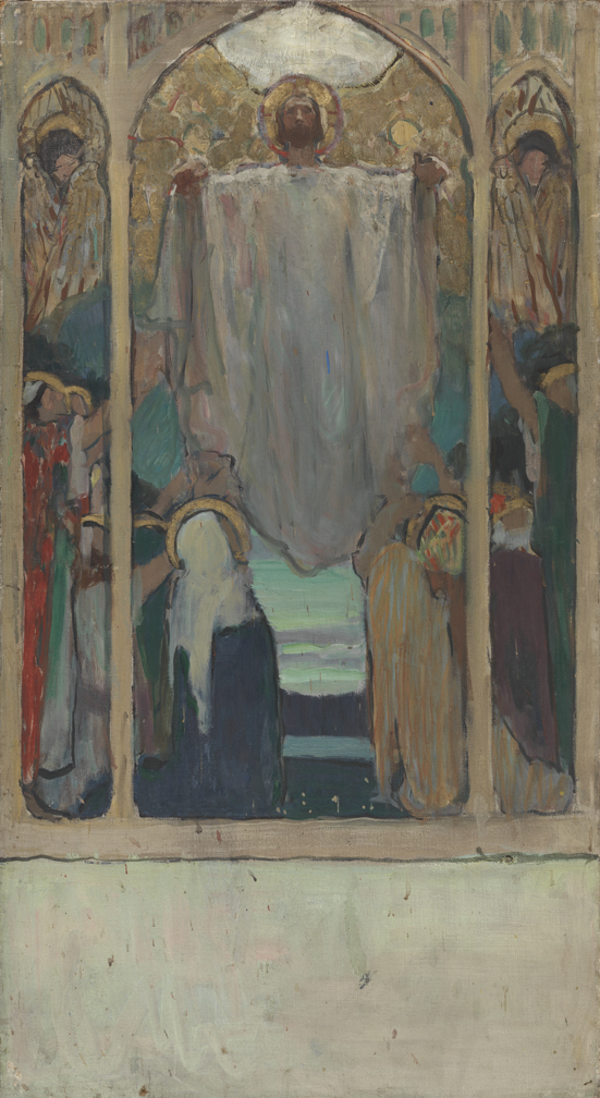 Study for the Ascension altarpiece, All Angels Church