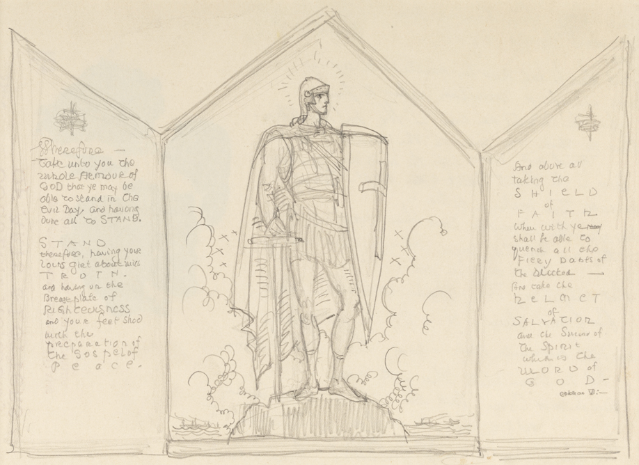 Study for The Whole Armour of God Triptych