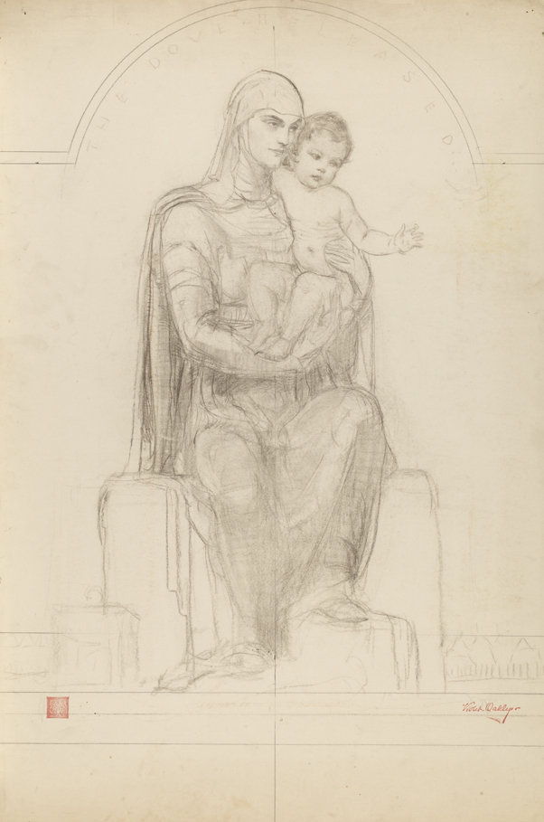 Study for the Madonna of the Crusaders Altarpiece