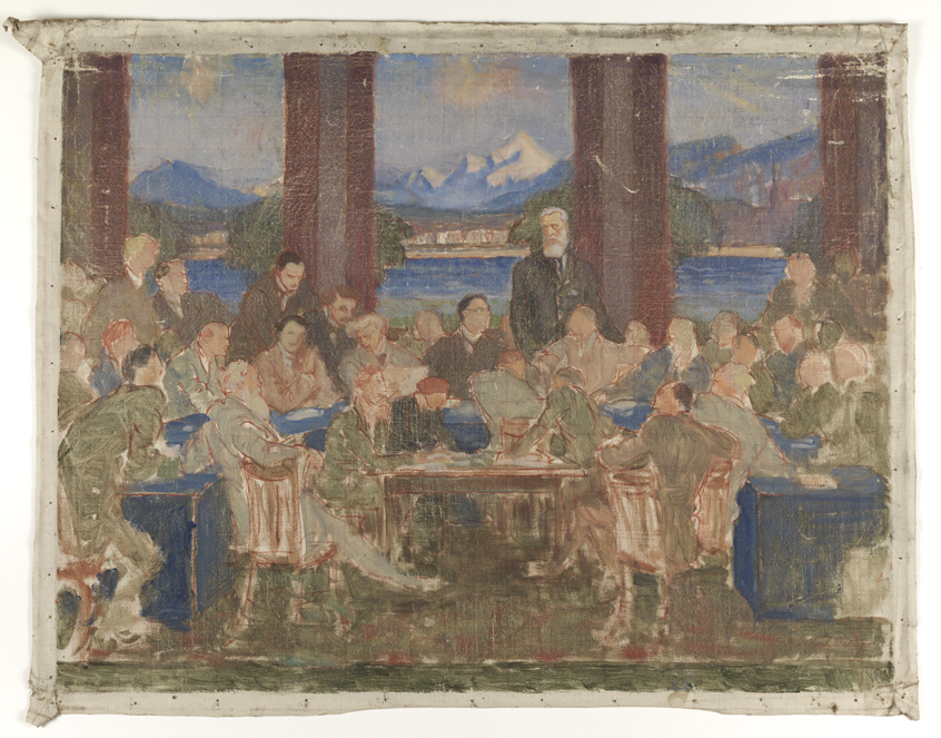 Study for the League of Nations mural