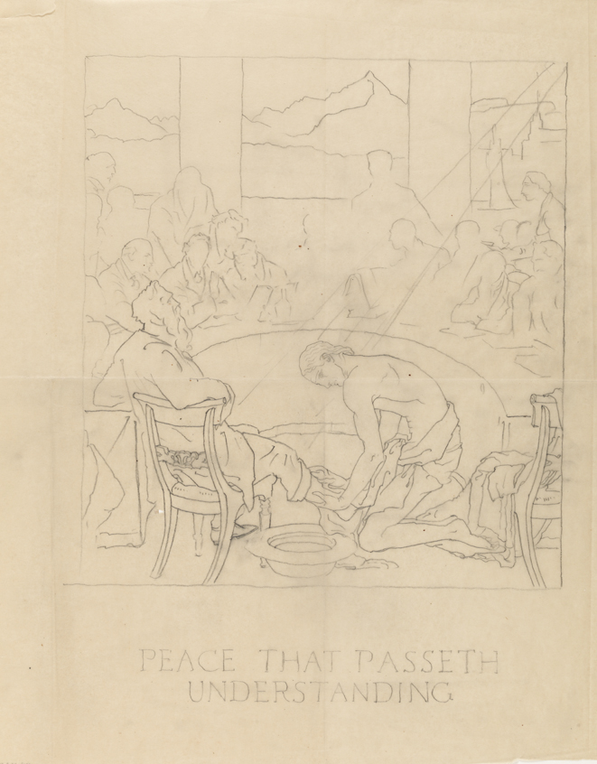 Club Woman's Journal (Study for cover "Peace that Passeth Understanding")