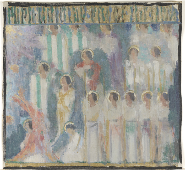 Study for right panel, All Angels Church